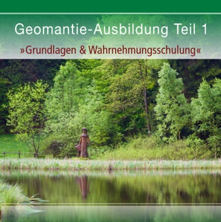 Blick auf Teich mit Statue von Frau Holle am Ufer